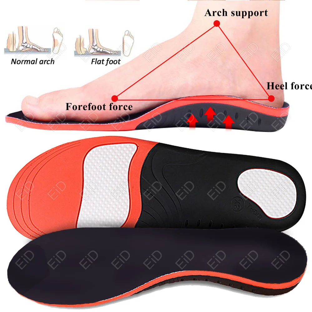 Flache Füße Sport Einlegesohlen Orthesen Arch Support Sport Schuh Pad Lauf Gel-einlegesohlen Einfügen Kissen Ferse Schmerzen Plantar Fasciitis Männer – Detail 16