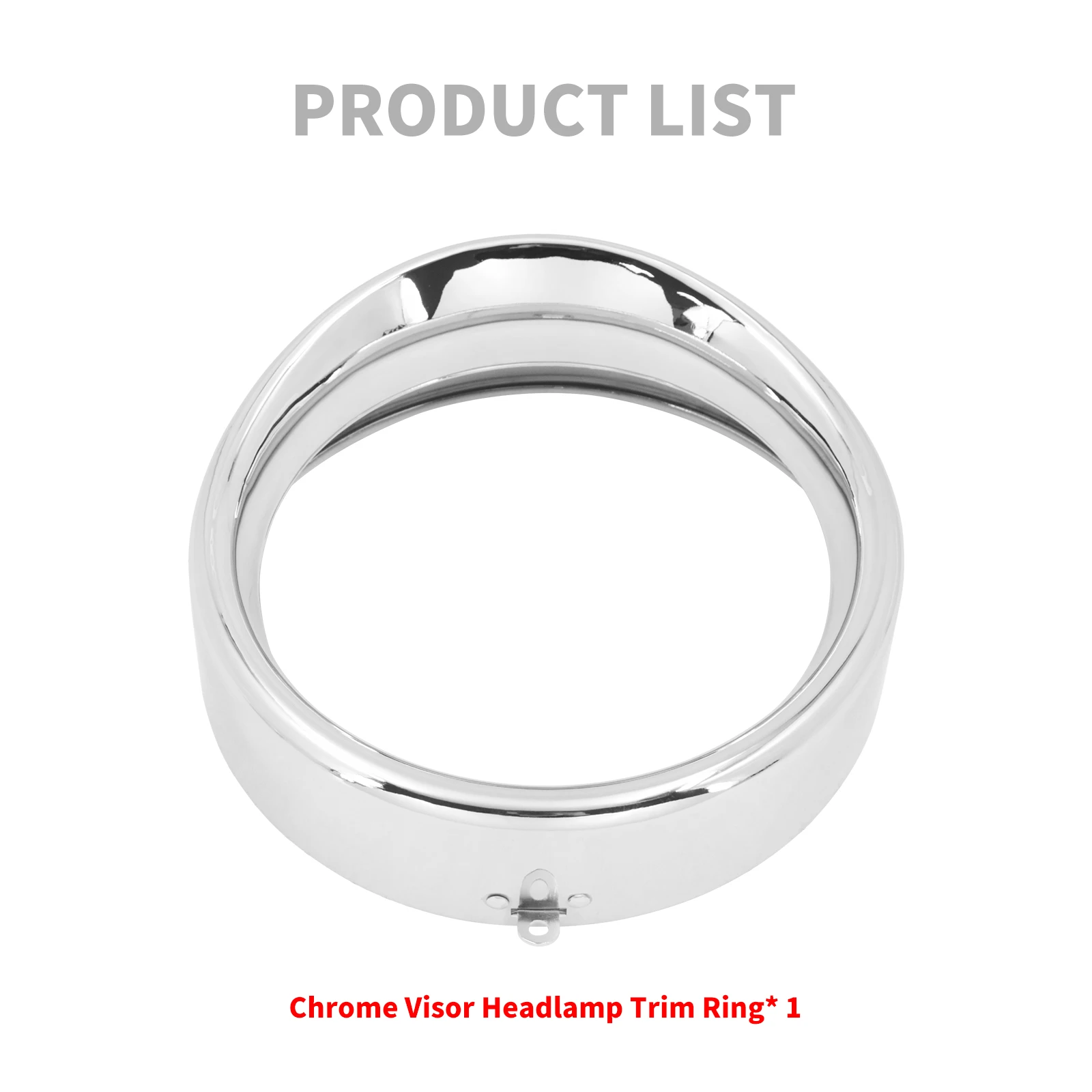 오토바이 바이저 헤드램프 트림 링 베젤 LED 헤드라이트 트림 커버, 할리 소프테일 FLRT 15 업 팻 보이 FLST FLSTC FLSTFB 94-17 용