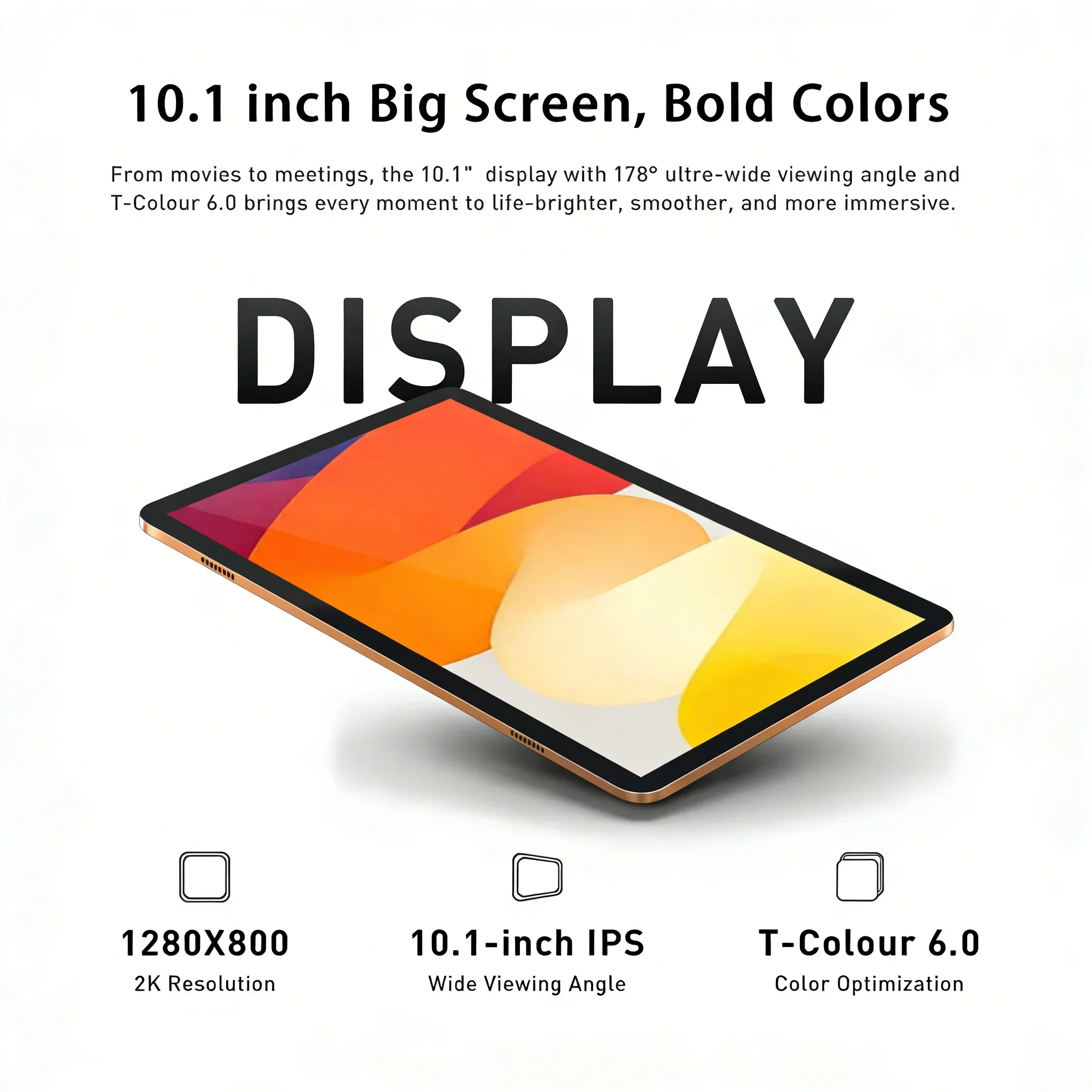 Tablet A17 Pro Max 8+256GB 10.1" FHD Screen 4000mAh Battery Type-C Port GPS Navigation E Book Reader Tablet 3
