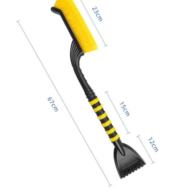 Windshield Shovel Snow Shovel Car Snow Brush Winter Detachable Car Snow Sweeping Shovel EVA Foam Handle Auto Cleaning Brush Ice Scraper Remover Auto Windshield