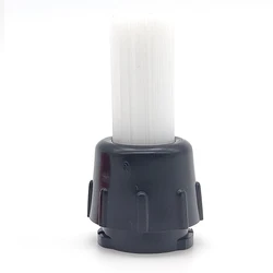Leeseph 2-in-1 Coffee Machine Cleaning Brush with Spoon (Replace head White)
