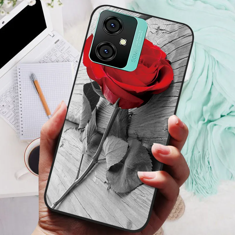 Silicone Soft Lions Cat Black Bumper Protective Case Cover