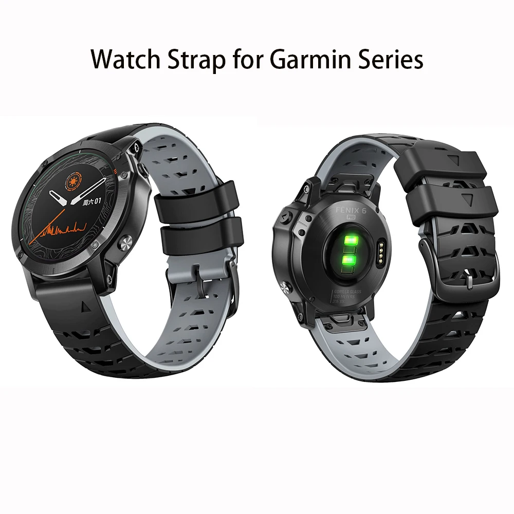 Cinturino Per Fenix 6 Sapphire Per Garmin Approach S62 Cinturino In Silicone Accessori Per Cinturini
