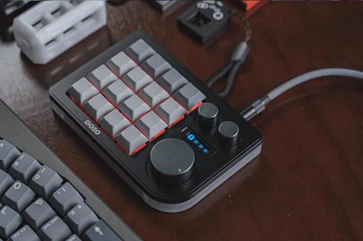 Doio-ミニキーボード16キー,キー,ハンドルコントロール,カスタムqmk 