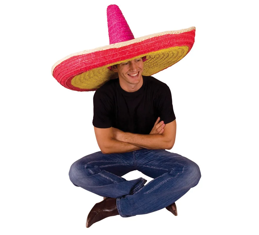 Giant Mexican hat multicolor 86 cm Ø 