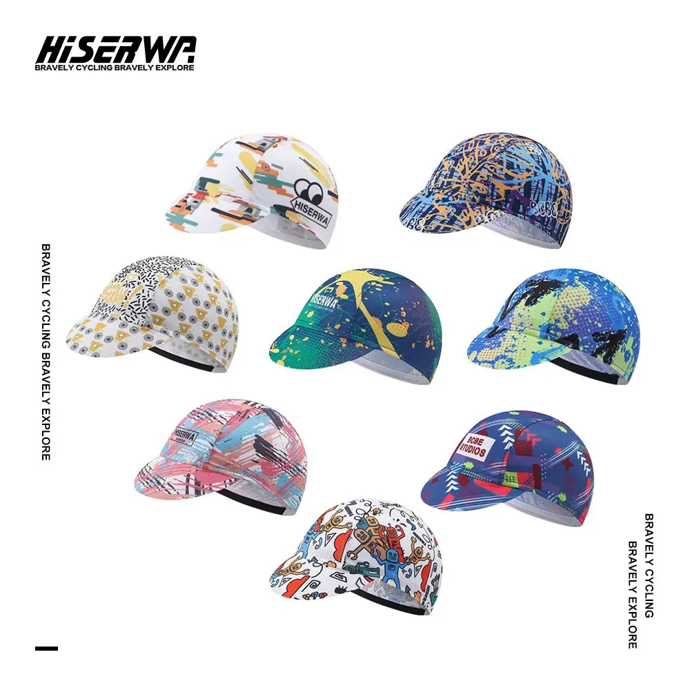 HISERWA Cycling Cap Sun Hat For Men Women Breathable MTB Road Bicycle Helmet Liner Outdoor Sport Hiking Fishing Bike Riding Hat