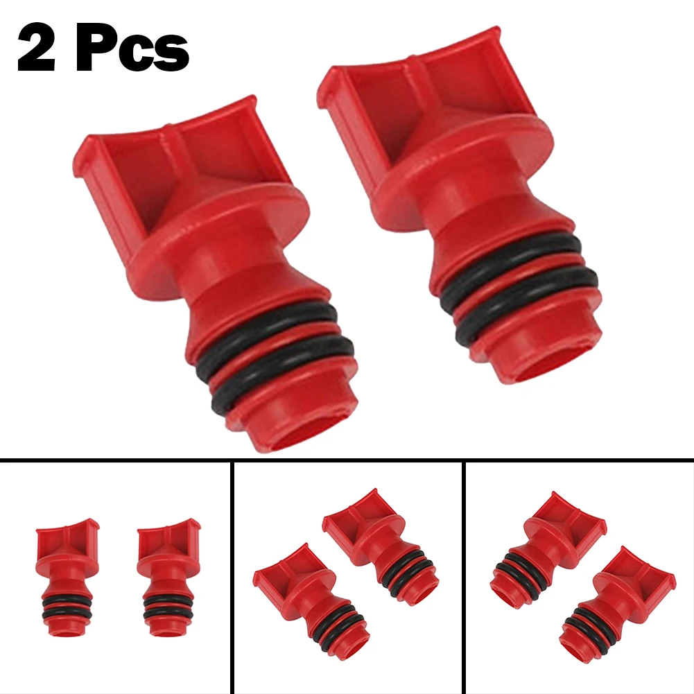 Bouchons D'huile Pour Compresseur D'air - Filetage Mâle De 17 Mm - Bouchon De Port D'huile De Rechange - Rouge - Accessoires De Pompe à Air, Légers, Pour Compresseurs D'air