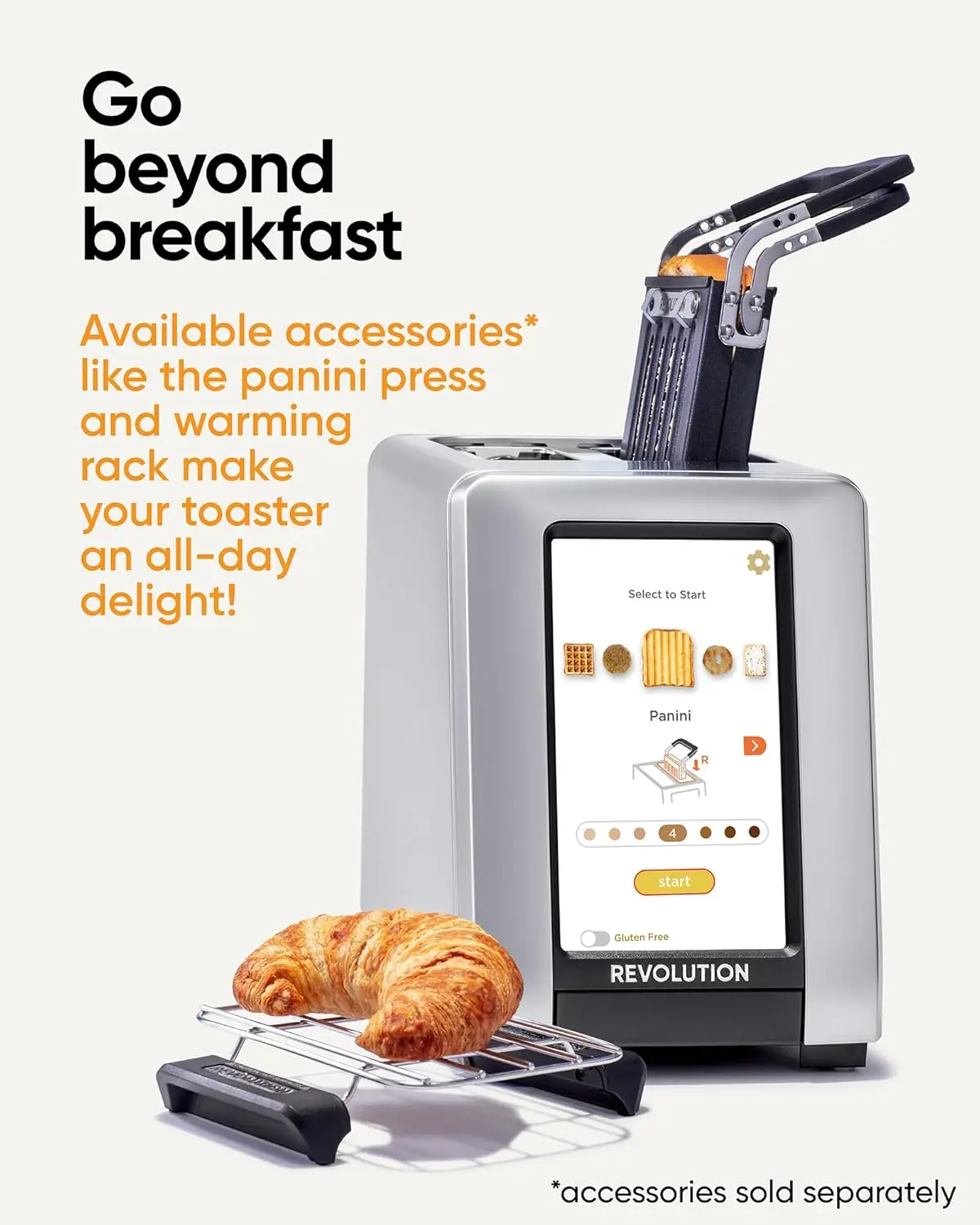 2-Slice Smart Toaster w/Patented Technology, Gluten-Free 6