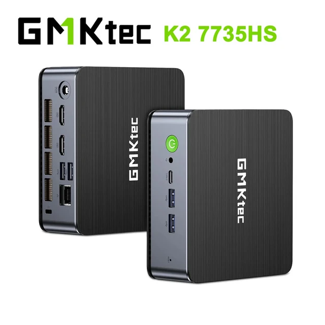 Gmktec-nucbox k2 Mini PC,amd ryzen 7 7735hs,wifi 6 bt,5.2 Windows 
