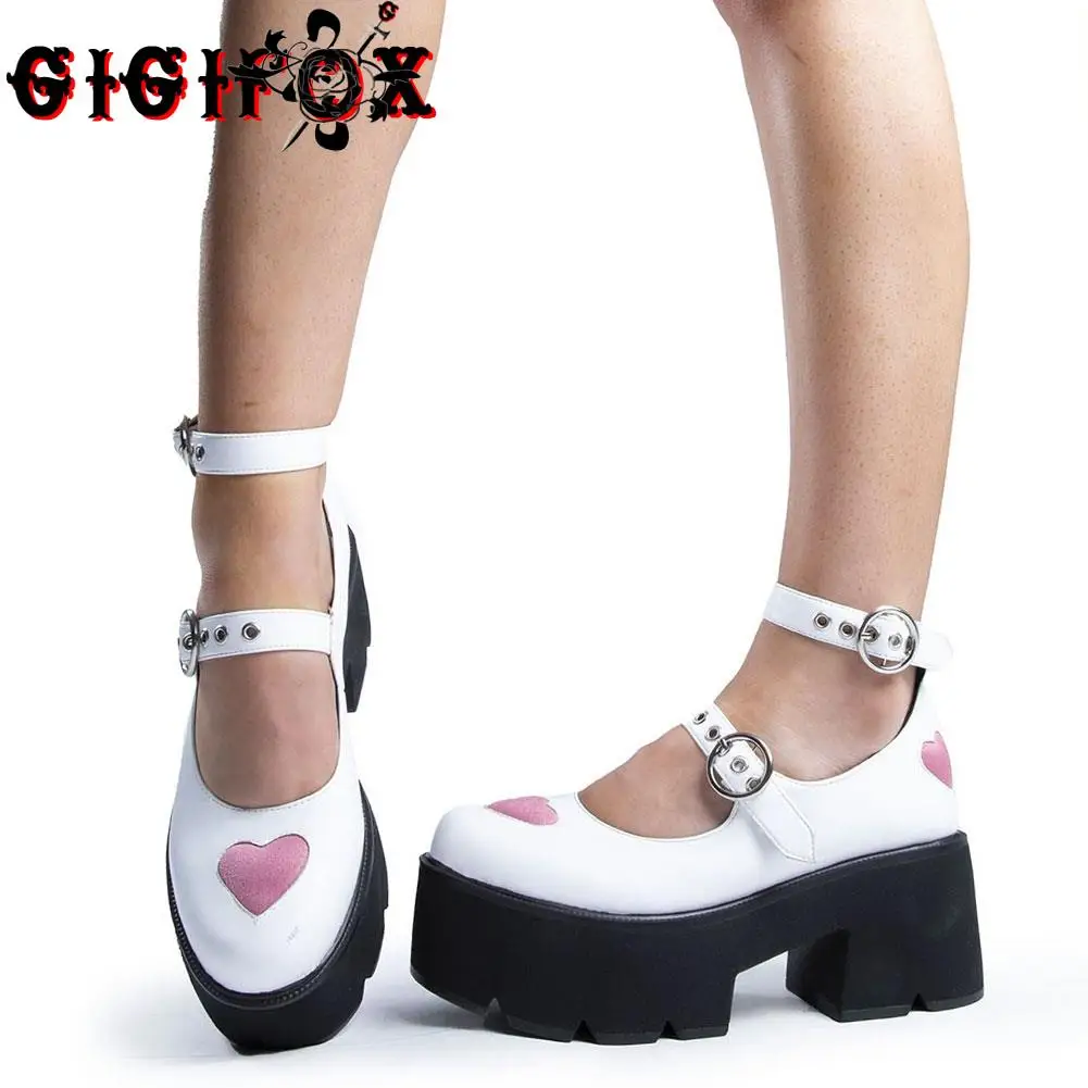 GIGIFOX 2022 Brand Sale Chunky Heels 