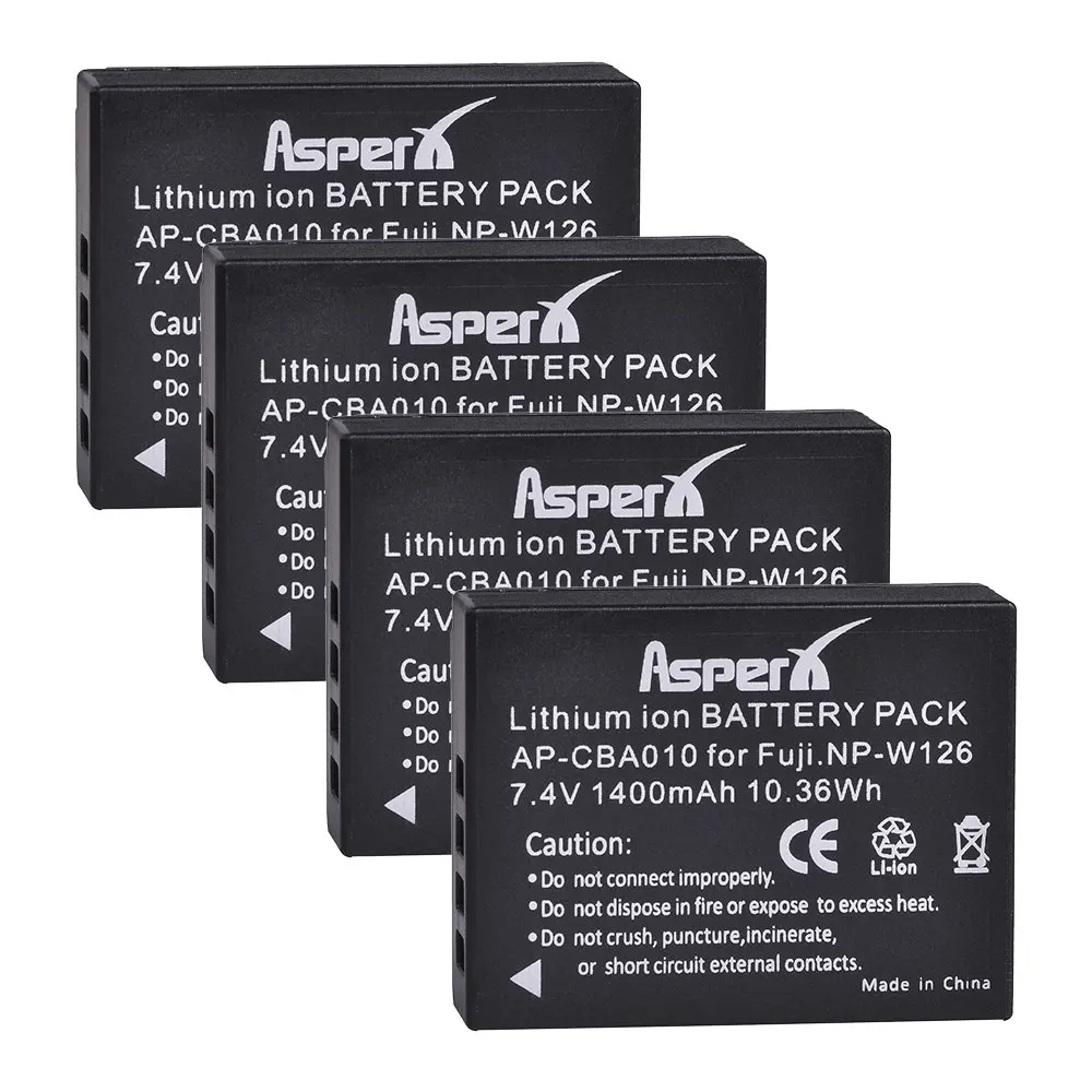 Np-W126 Bateria Npw126 Np-W126S Batterie Per Fujifilm X100F X-A10 X-A7 X-A5 X-A3 X-A2 X-A1 X-E2 X-E2S X-Pro1