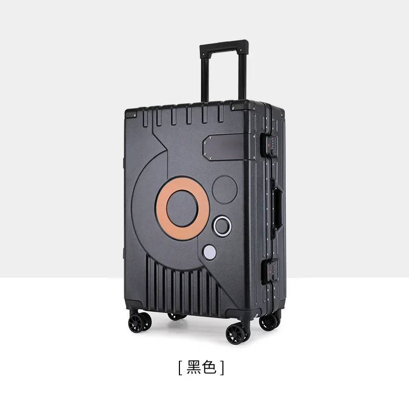 20''22''24''26''Aluminum Frame Luggage Fashion Trolley Case Universal Wheel Technology Luggage Luxury Carry on Cabin Suitcase