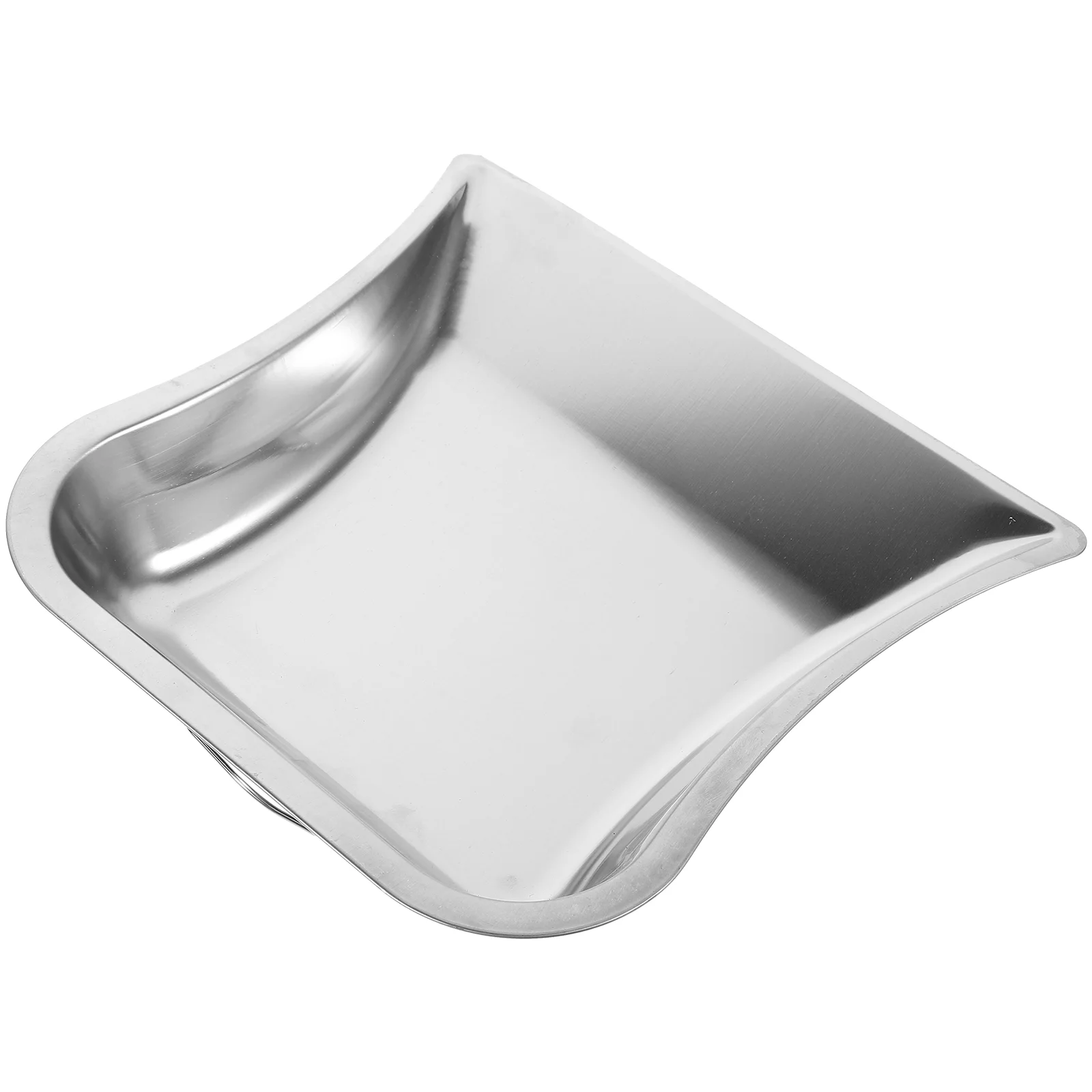 

Household Trash Shovel Stainless Steel Litter Scoop Durable Dustpan Cleaning Shovel Office Desktop Trash Cleaning Gadget