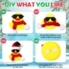 Christmas Mini Rubber Duck Bulk with Sunglasses Scarf Hats   Duck  Bath Toy Xmas Decor for Christmas Winter Gift Cruise 4