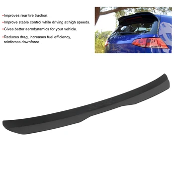 Spoiler per tetto Installazione semplice Spoiler per tetto posteriore Anticorrosione per Hatchback
