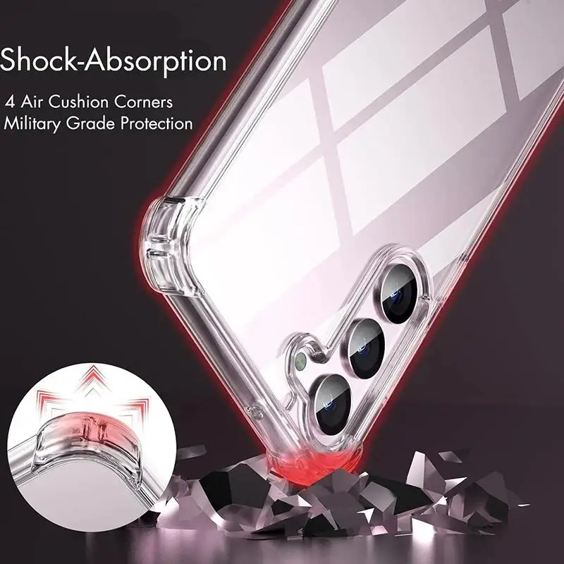 Enhanced Clear Airbag Anti-Drop Soft Case