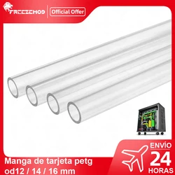 FREEZEMOD tubo PETG de 50CM, tubería dura transparente OD12/14/16mm, enfriador de agua de alta calidad, súper PMMA, refrigeración líquida, bucle Flexible