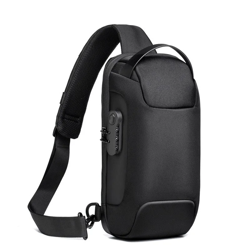 2023 Men's Chest Bag Waterproof Crossbody Bag Multifunction Anti