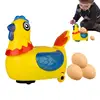 Hen Toy Chick Electric Hen Toy Laying Eggs For Easter Creative Chicken Toy Chicks Walking Lay Mini Decorative Music Set kid Toys 1