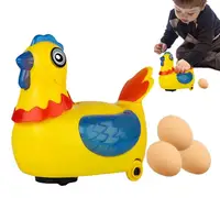 Hen Toy Chick Electric Hen Toy Laying Eggs For Easter Creative Chicken Toy Chicks Walking Lay Mini Decorative Music Set kid Toys 1