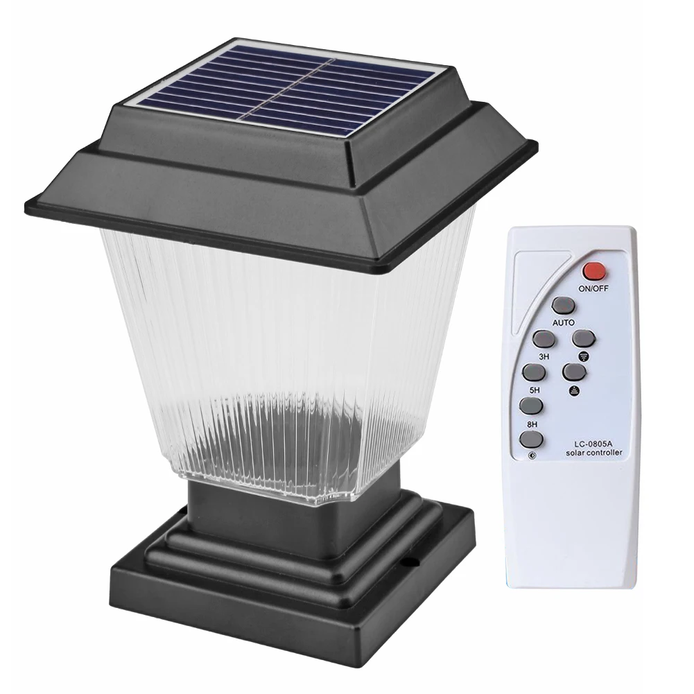 LED 방수 야외 기둥 헤드 램프 빌라 마당 광장 태양광 조명