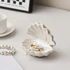 Creative Mini Ceramic Shell Jewelry Storage Tray Jewelry Necklace Display Desktop Jewelry Birthday Gift for Friends 2