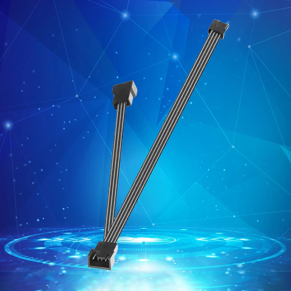 Portable Fan PWM Splitter 5/6 Ways Connector Cable Adapter Female To Male Pwm Fan Cable PVC Insulation Material for Computer CPU