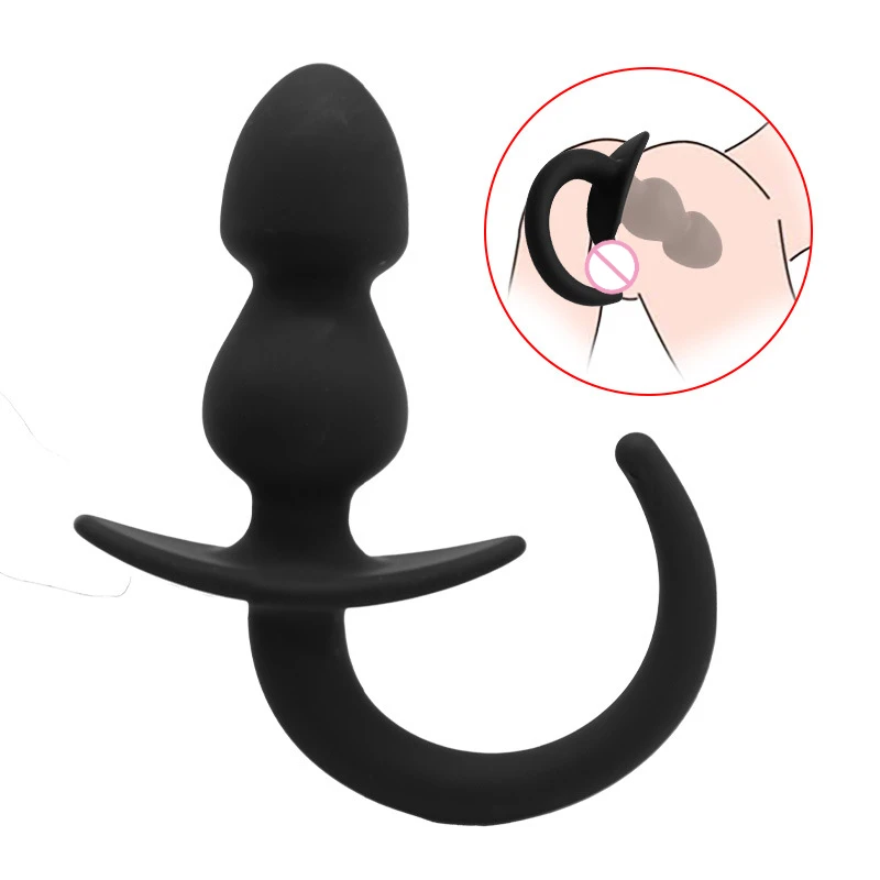 Silicone chien nouvelle queue g-spot stimulateur esclave femmes hommes Gay jeu de sexe BDSM érotique godemichet anal_voghion.com