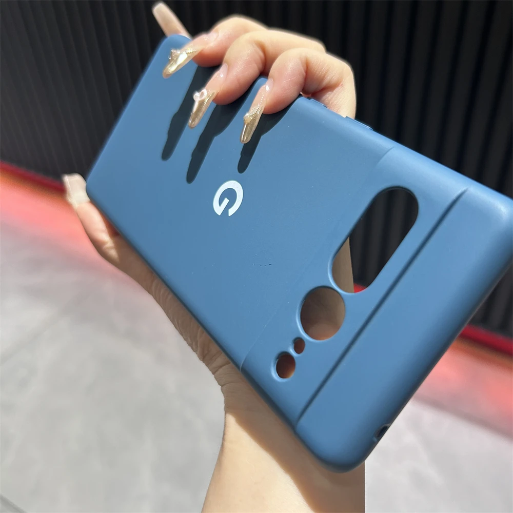 Solid Color Silicone Soft Case - Shockproof Bumper Shell
