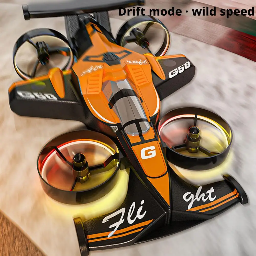 Drone Voiture 2 en 1 Enfant - Rechargeable, Double Mode, Vert