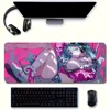 Anime Hatsune Miku Mouse Pad Large Mouse Mat Pink Office Desk Mat Laptop Gaming Large Mousepad 3