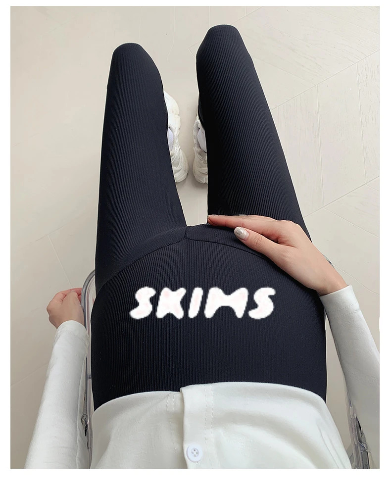 Large Size Maternity Shark Yoga Pants Spring and Autumn Wear Thin Barbie Pants Small Bottoming Versatile Style