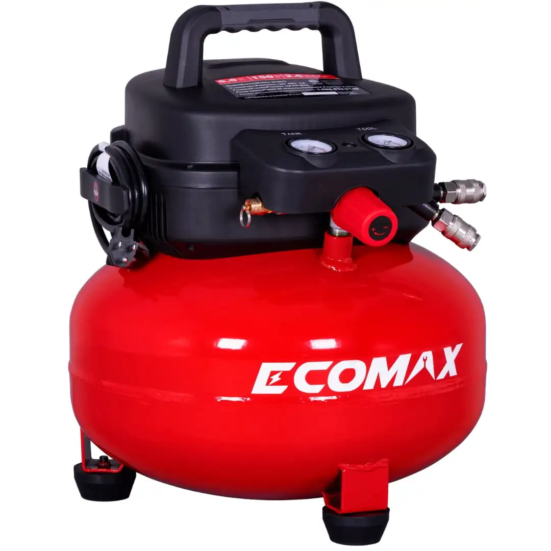 

Ecomax 6 Gal. 150 PSI Electric Pancake Air Compressor