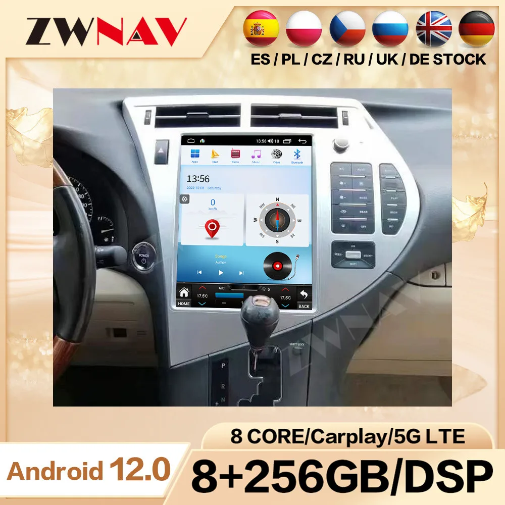 Qualcomm Tesa- Car GPS Radio Auto Android Multimedia Player For Lexus RX Carpaly Upgradation Bluetooth High configuration Refit