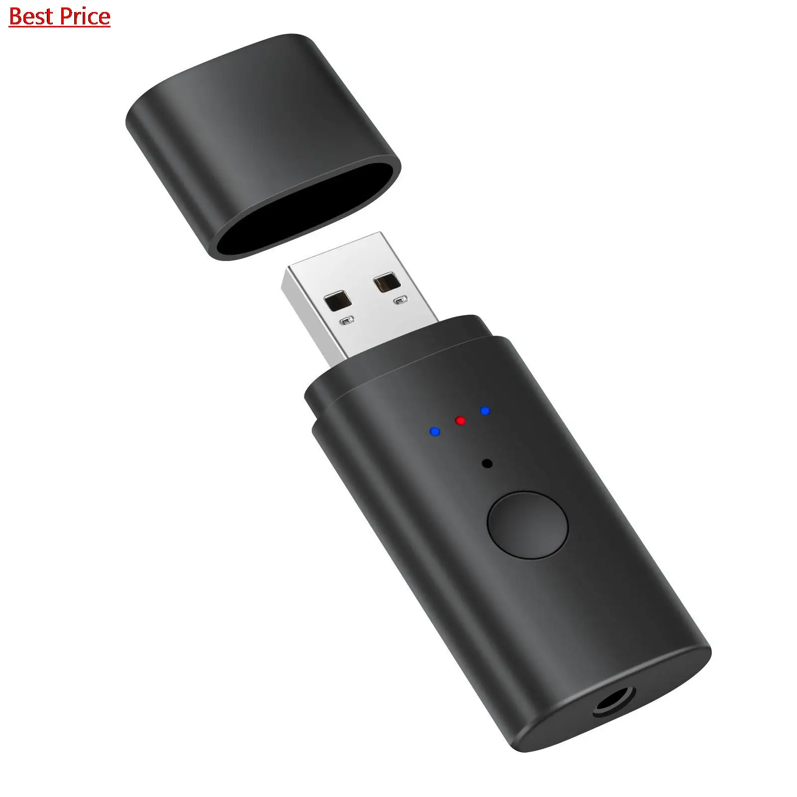 20Pcs/lot New Usb Bluetooth Transmitter One for Two 5.2 Transmitter Ps4 / Tv / Computer and Other Audio Transmission