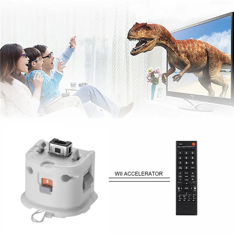 Nintendo Wii 모션 플러스 어댑터 센서 + Nintendo Wii 리모컨 모션 강화제 게임용 실리콘 케이스 용 1 Set/2 Set