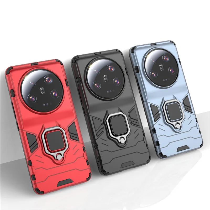 Per Xiaomi 13 Ultra Case Xiaomi 11 11T 12 12S Pro 12S 13 Ultra Cover Antiurto Armor Ring Holder Bumper Per Xiaomi 13 Ultra 5G