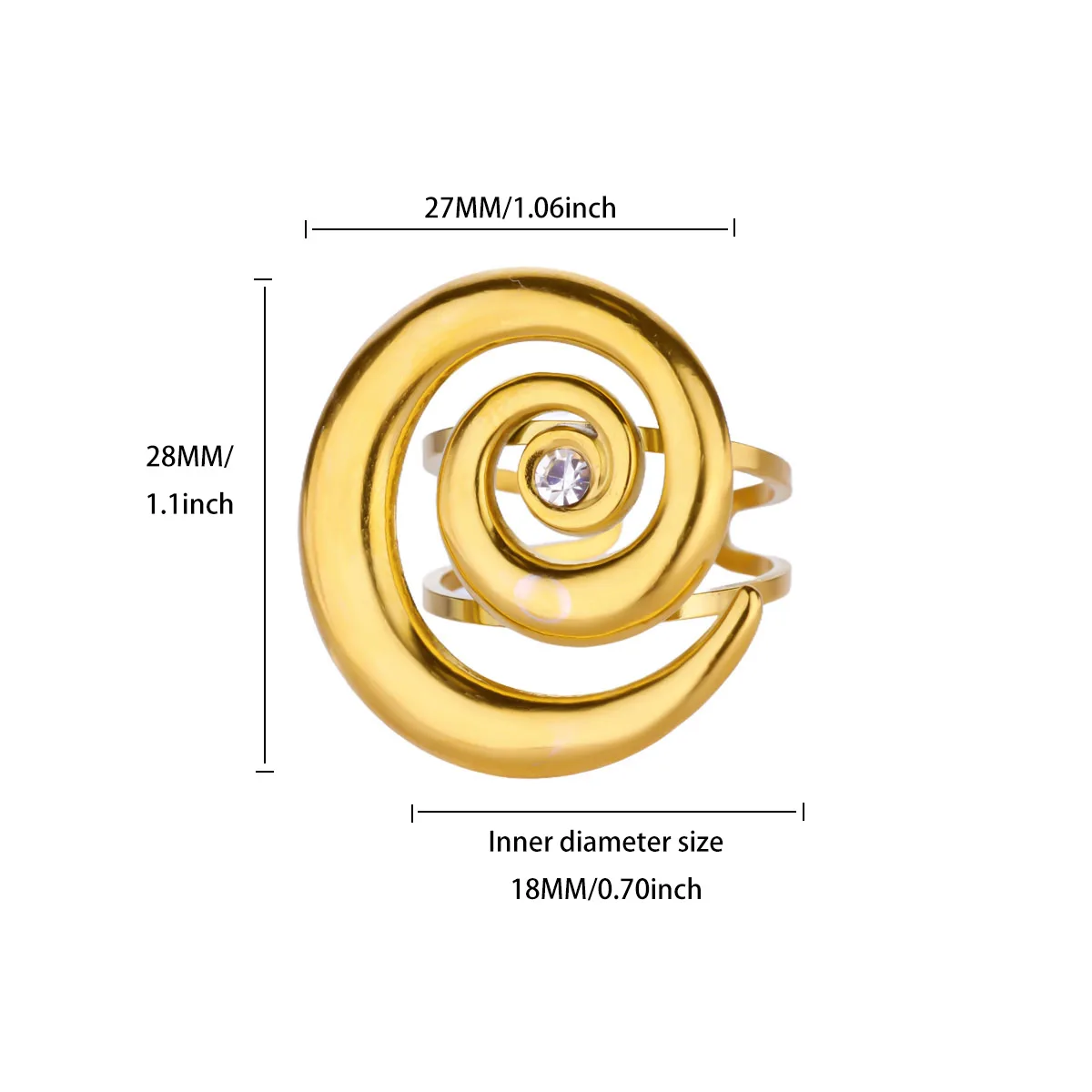 Zircon Thread Management Geometric Thread Zircon Wedding Women Jewelry