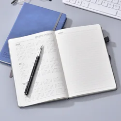 Carnet de notes en simili cuir à couverture rigide, paquet de boîte cadeau 365 jours pour agenda de voyage, bloc notes, papeterie personnalisée 