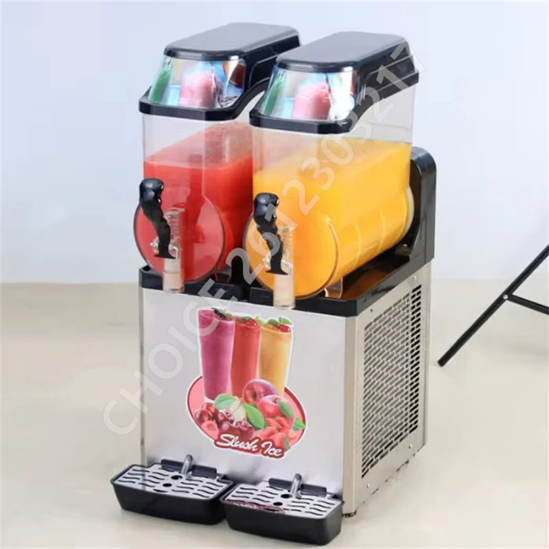 110/220V Commercial 12L 24L Slushie Machine Ice-Cool Juice Smoothie Slush Maker Frozen Drink Dispenser Vending Machine 2