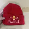 6 colors Red Bull pullover hat men's and women's autumn winter soft warm knitted Red Bull hat solid color Red Bull Beanie Hat 4