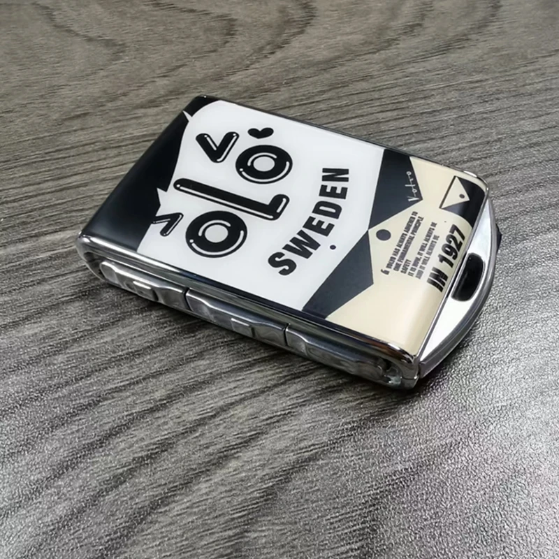 Per Volvo Key Modifica Shell Key Cover Portachiavi In Lega Di Zinco Per Volvo S90 S60 Key Case Xc60 Key Shell Xc40 V90