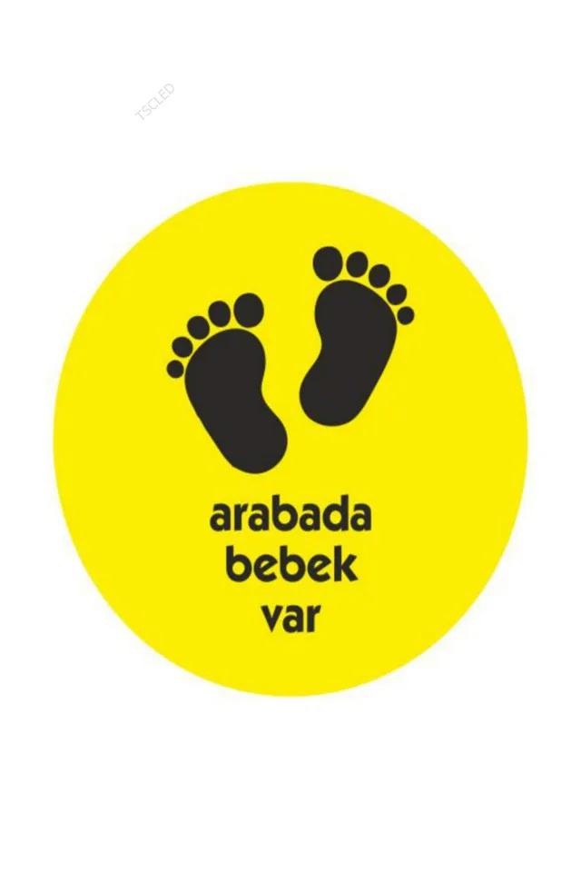 

Baby in car Sticker we Have 16CM