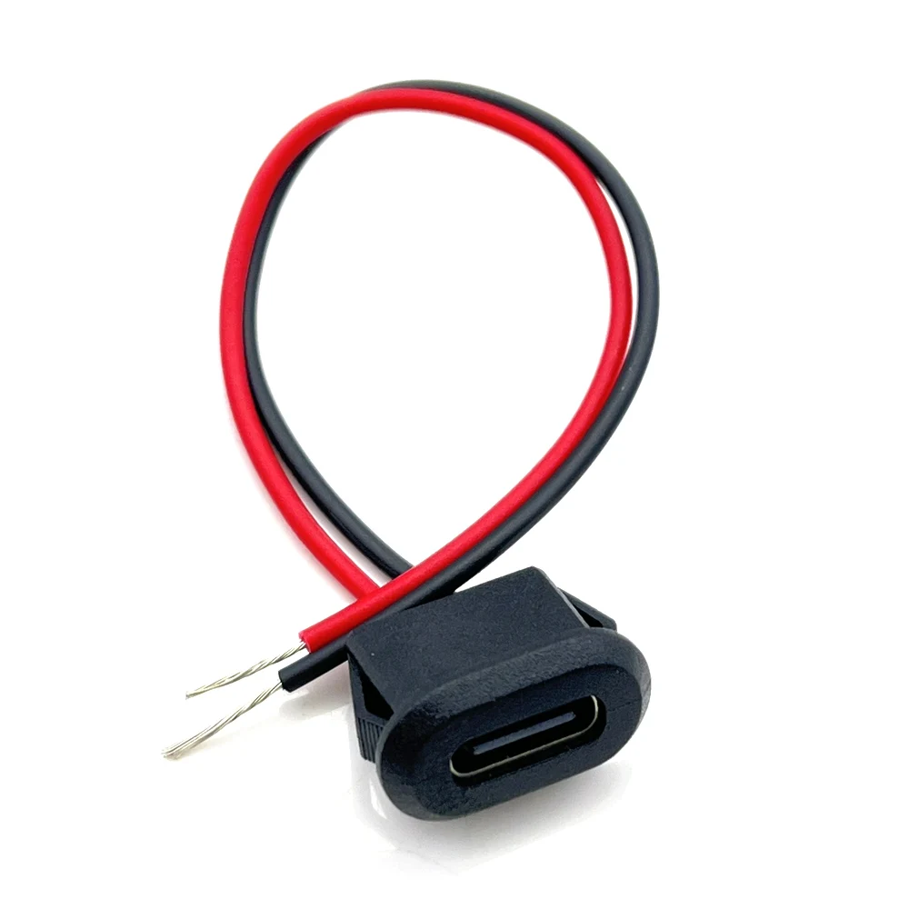 USB-C Anschluss Typ-C Buchse Weiblich 2/4/6P Typ-C Mit Kartenschnalle Hochstrom-Schnellladebuchse USB-C Ladeanschluss Steckdose – Detail 2