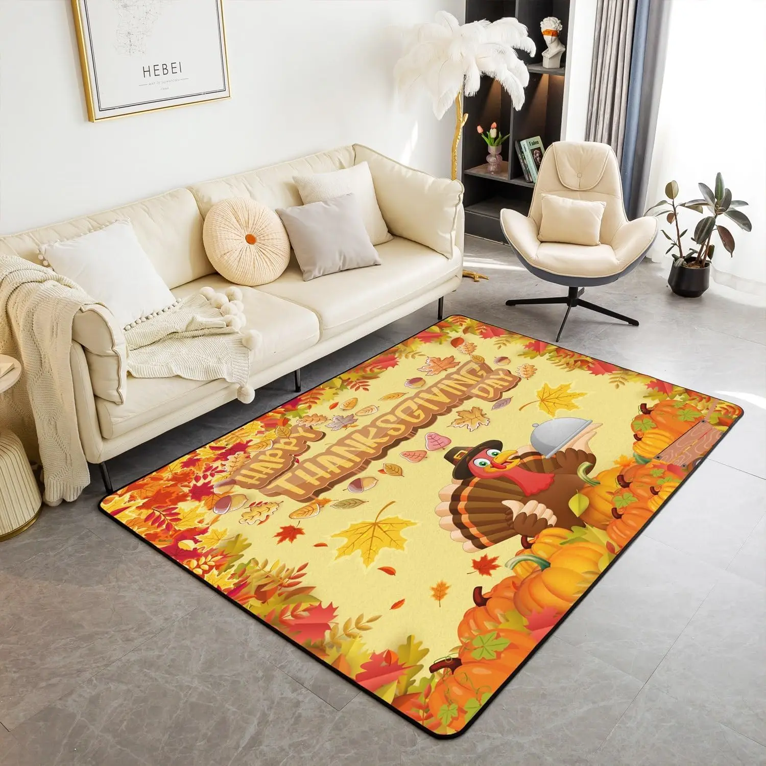 

Коврик на День Благодарения, кленовые листья, тыква, индейка, коврик для гостиной, коврик для осеннего урожая, напольный коврик для девочек, подарки для женщин, коврик для входной двери