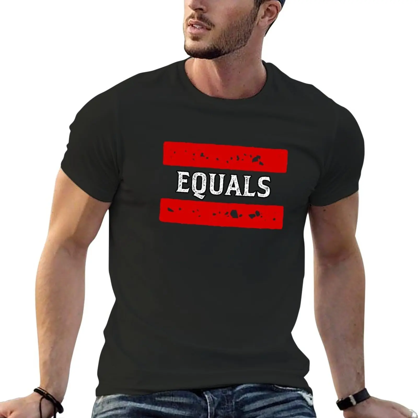 

Equals T-Shirt plain customizeds new edition oversized fitted t shirts for men