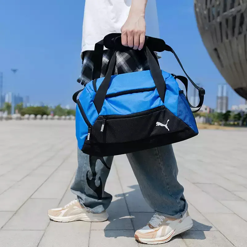 PUMA 피트니스 가방 남성용 여름 신상품 크로스바디 백 대용량 스포츠 숄더백 핸드 090232-02