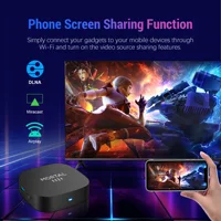 Boîtier Smart TV Android 16 Ultra HD 2026 le plus vendu, sortie vidéo, décodeur compatible BT5.4 Wi-Fi 6, lecteur de streaming Netflix T1+ 5
