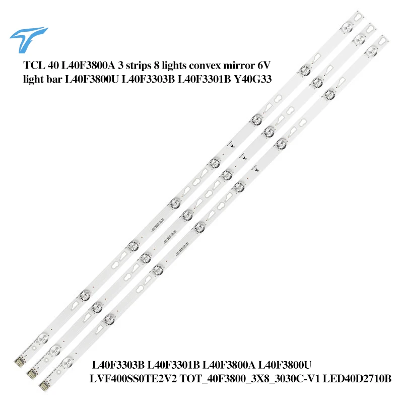 LED  (3), TCL 40FA3203 40FD2700 40FS3750 40FS3800 40FS3850 L40F3303B L40F3301B 轼 40FA5405 TOT_40F3800_3X8_3030C-V1