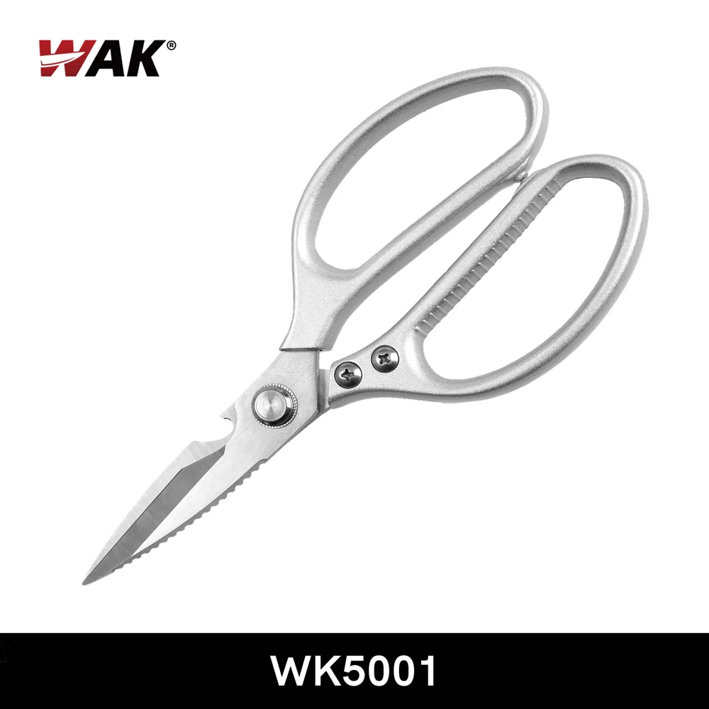 WAK Multifunctional Kitchen Scissors Plastic Handle Stainless Steel Scissors  Kitchen Meat Cutting Scissors Chicken Bone Scissors - AliExpress